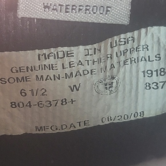 Thorogood Firefighting Boots Steel Safety Toe Work High 804-6378 Men 6.5W W/8W - Picture 7 of 9